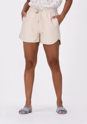 beige co'couture shorts phoebe leather crop shorts