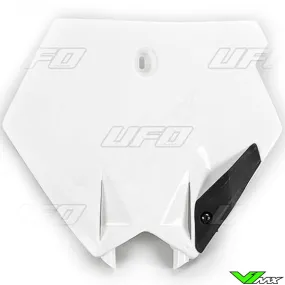 UFO VOORNUMMERPLAAT WIT  KTM 85SX